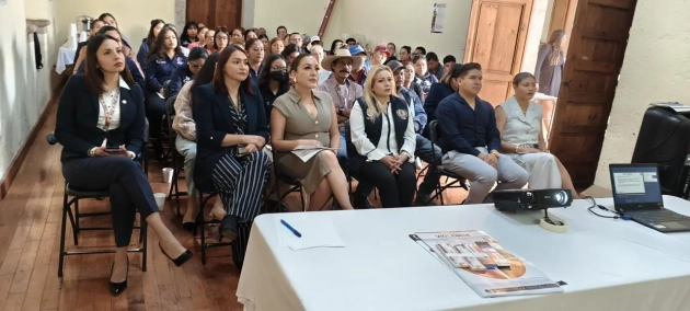 CJIM Morelia sostiene encuentro con autoridades del municipio de Cuitzeo en materia de atención de la violencia de género